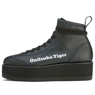 Delegation Chunk hoge schoenen “Black Faux Fur”