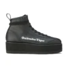 Delegation Chunk hoge schoenen “Black Faux Fur”
