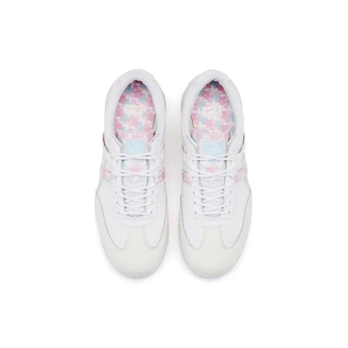 Delegation EX-schoenen “Wit Crème Roze Blauw”