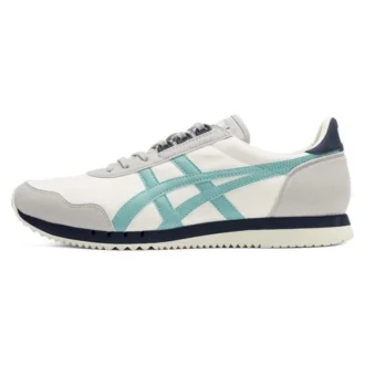Dualio Marathon hardloopschoenen “Cream White Grey Aqua”