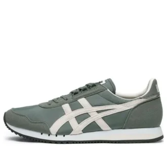 Dualio Marathon hardloopschoenen “Green Cream White”