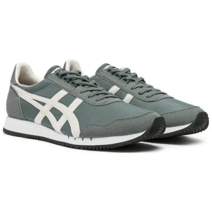 Dualio Marathon hardloopschoenen “Green Cream White”