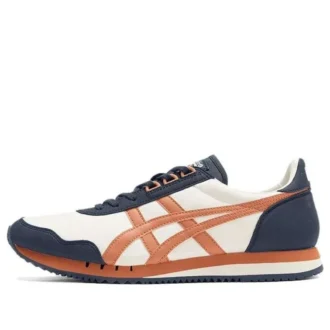 Dualio Marathon hardloopschoenen “White Navy Orange”