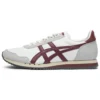 Dualio Marathon hardloopschoenen “Wit Grijs Bordeauxrood”