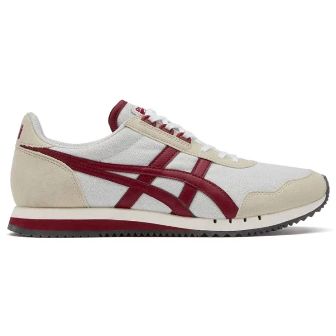 Dualio-schoenen “Cream Burgundy”