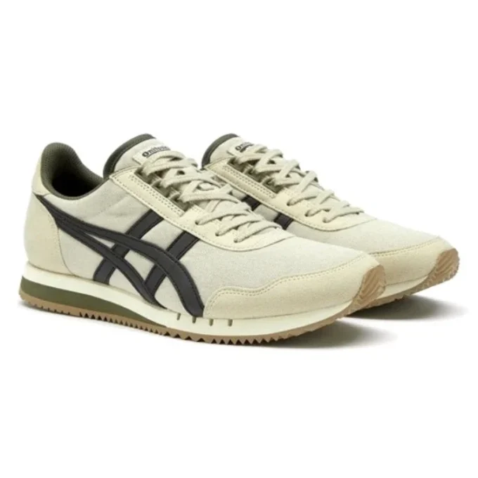 Dualio-schoenen “Cream Grey Green”