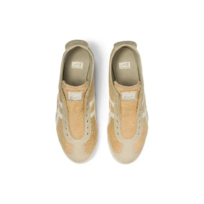 Mexico 66 Slip-On “Bruin Geel Wit”