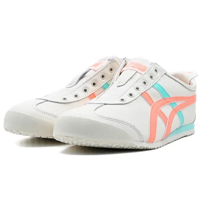 Mexico 66 Slip-On “Wit Aqua Oranje”