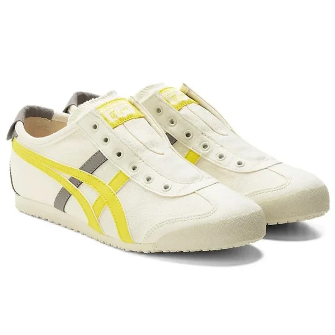 Mexico 66 Slip-On “Wit Geel Grijs”