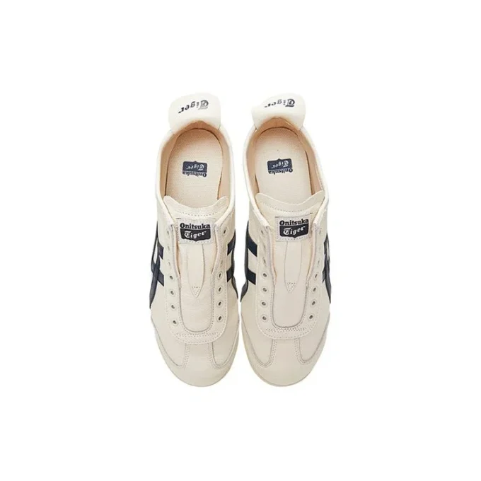Mexico 66 Slip-On “Wit Navy Geel”