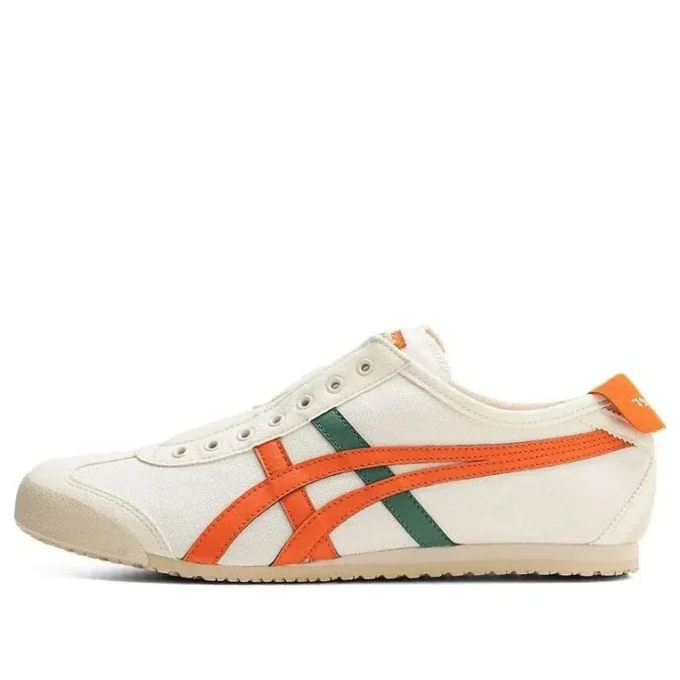 Mexico 66 Slip-On “Wit Oranje Groen”
