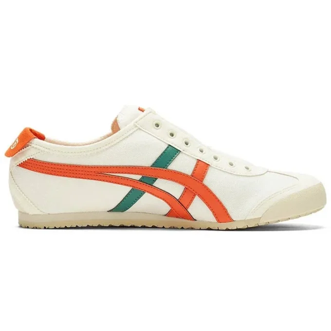 Mexico 66 Slip-On “Wit Oranje Groen”