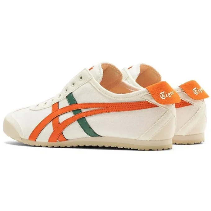 Mexico 66 Slip-On “Wit Oranje Groen”